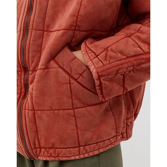 NWT DOLMAN QUILTED KNIT JACKET IN RARE COLOR MYRRH 100% COTTON WOMEN SIZE SMALL - Picture 8 of 13